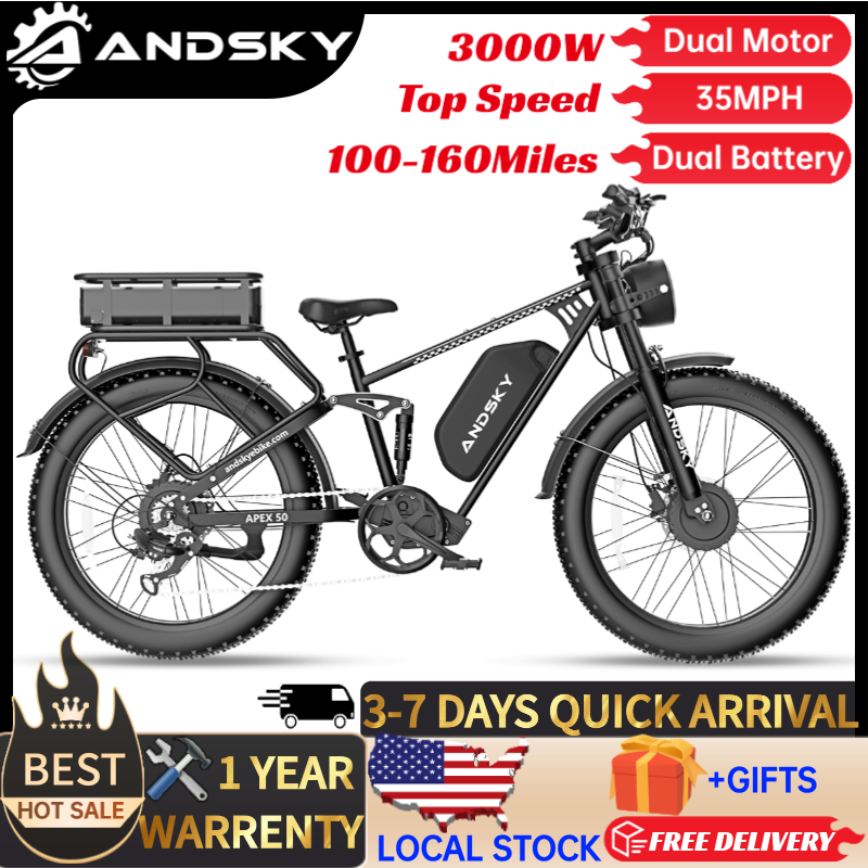 ANDSKY Apex50 AWD Electric Bik - đánh giá và giá High Torque Brushless Mid Motor Kit